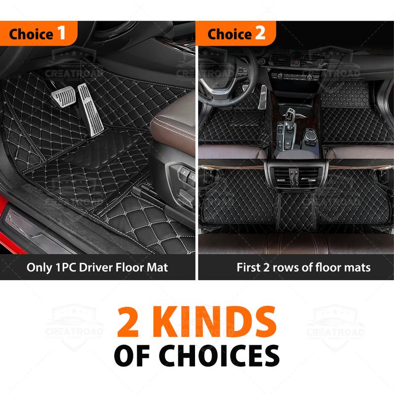 Car Floor Mats For Ford Edge 7 Seats 2015 2016 2017 2018 Auto Foot Pads Carpet Cover Interior Accessories