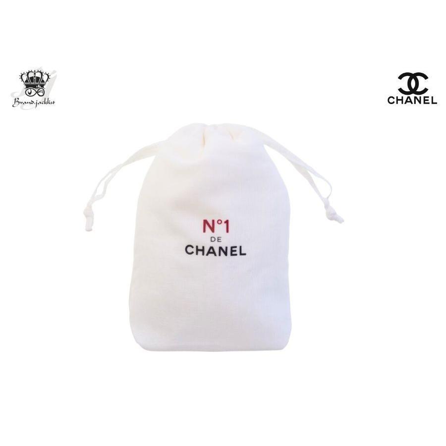 Used Numro en de CHANEL Novelty Drawstring Pouch Red Camellia N1 DE CHANEL BEAUTE [New]