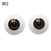 1pair 20MM Kids Toy Accessories Blue Brown Black Eyeballs 20inch New Baby Realistic Dolls Eyes Half Round Hollow