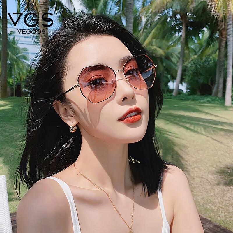 VEGOOS Women s Polarized UV400 Metal Sunglasses SY8063