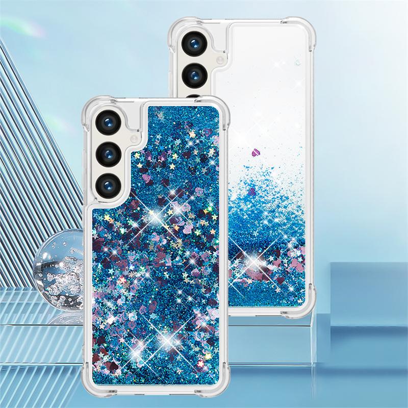 Fundas Quicksand Case for Samsung Galaxy S25 Ultra Plus Coque Soft Liquid Bling Cover For Samsung Galaxy S25 Edge FE Phone Case