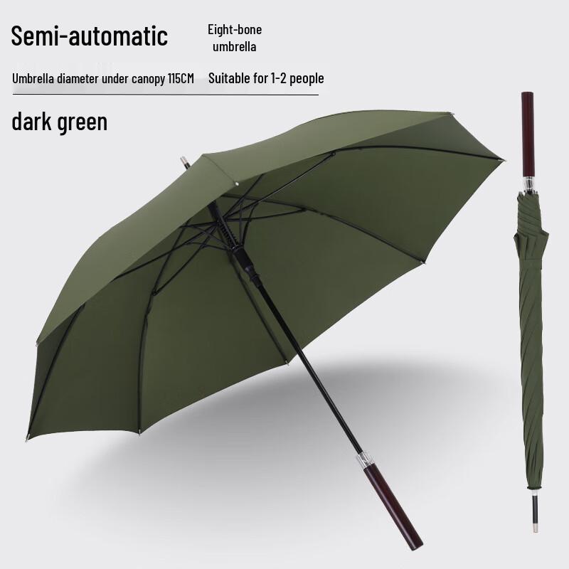 Baodini Reinforced Windproof Semi-Automatic Umbrella