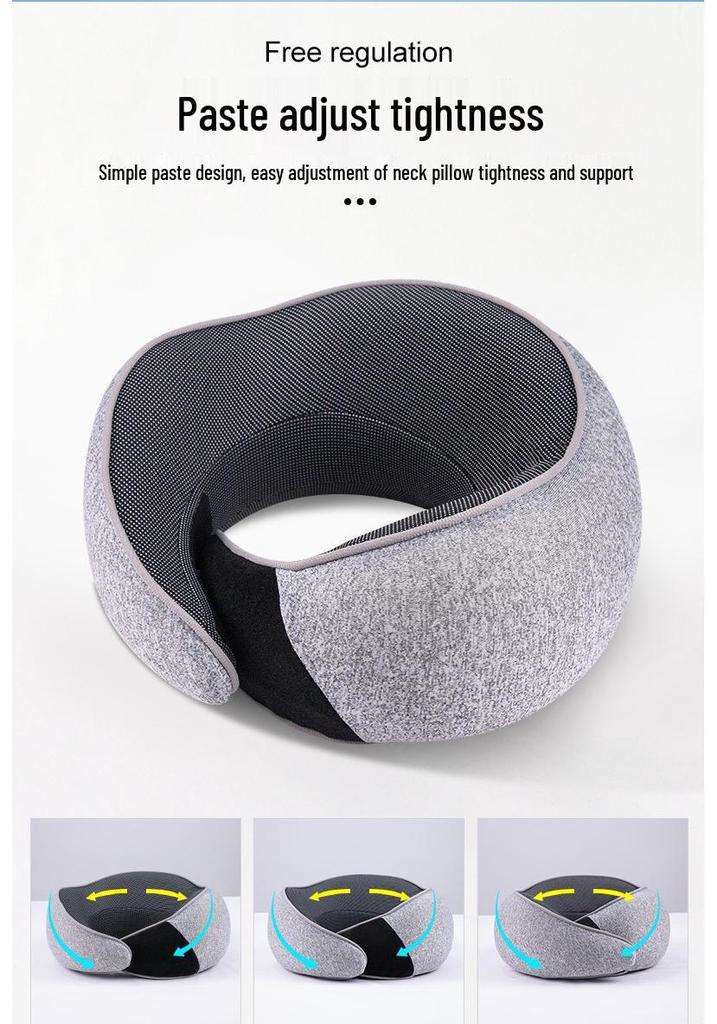 Breathable Travel Neck Pillow - Soft, Essential Car or Office Nap Pillow, Customizable Gift