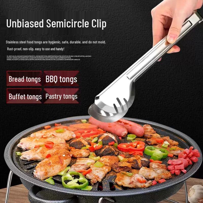 Homeglen 9-calowe szczypce kuchenne ze stali nierdzewnej (Zestaw 5)