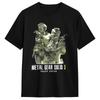 Metal Gear Solid Spiel MGS Gaming Baumwoll T-Shirt Für Mann Sommer Y2K T-Shirts Bequem Hip Hop Tees Große Größe Heißer Verkauf Oberteile