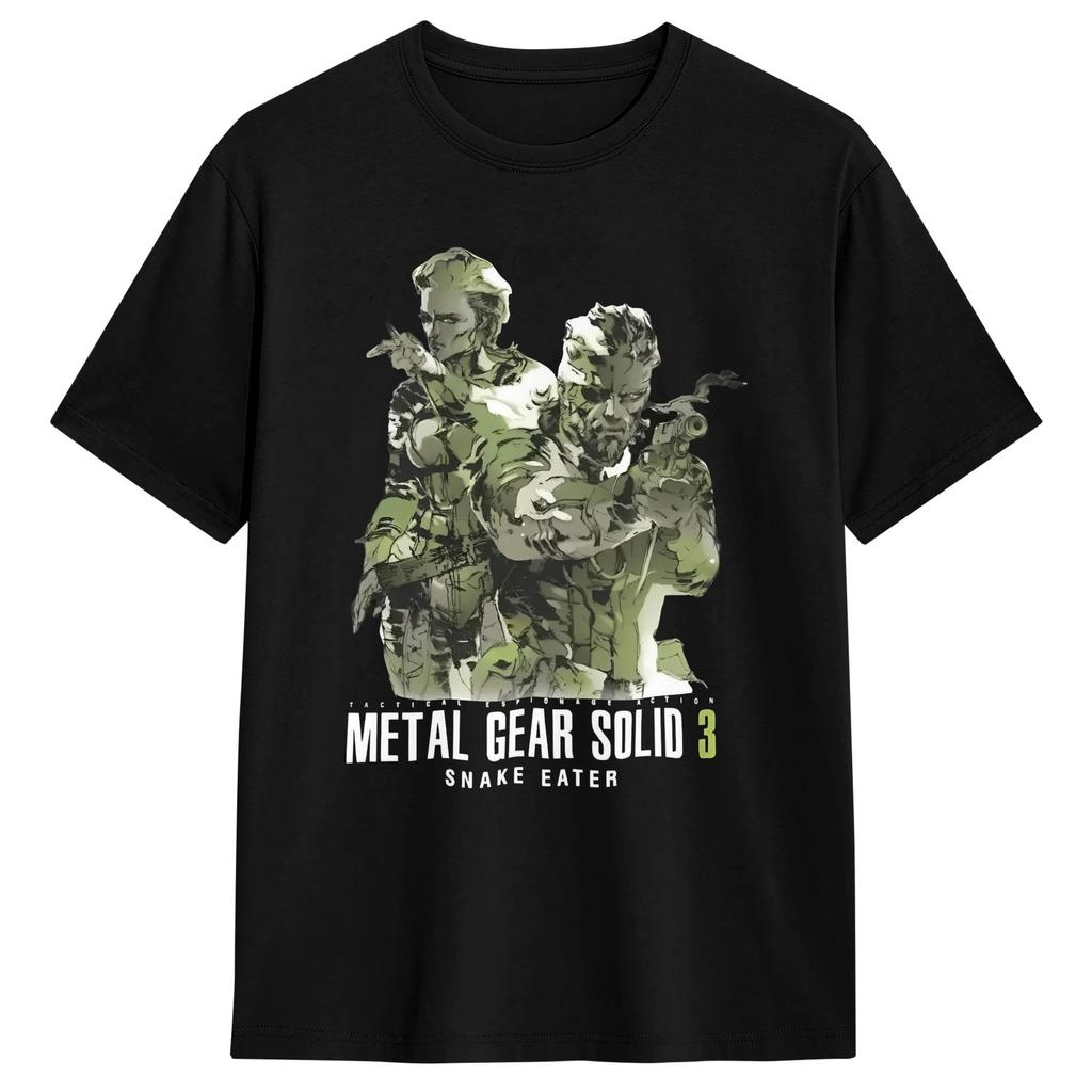 Metal Gear Solid Game MGS Gaming Cotton T-Shirt For Man Summer Y2K T Shirts Comfortable Hip Hop Tees Big Size Hot Sale Tops