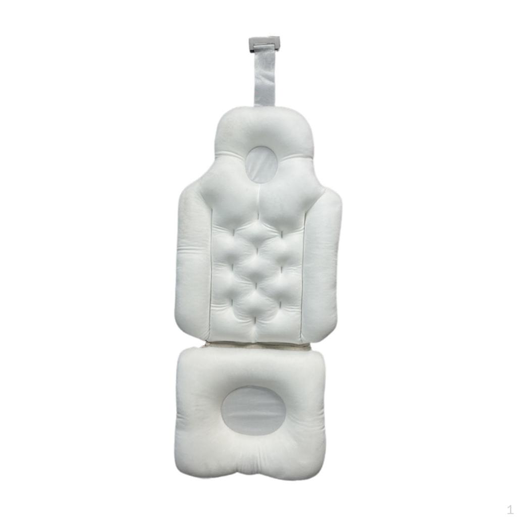 Bath Pillow Bathtub Back Support Relaxing Comfortable Gifts Accessories Sturdy Seat Cushion