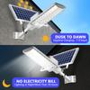 Solar Light High-Power 6500K LED Dusk To Dawn Waterproof LED Solar Street Light Backyard Street Lamps Security Flood Lighting