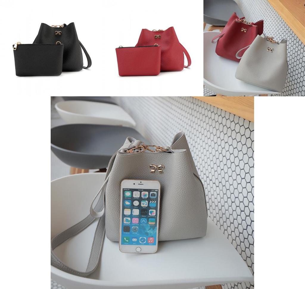 Premium Quality New Fashion Bucket Bag For Women In Elegant Pure Color Design
