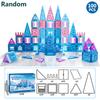 Magnetic Tiles Ice Castle DIY Magnetic Building Blocks for Kids Boys Girls Montessori STEM Educational Sensory Toys Gifts