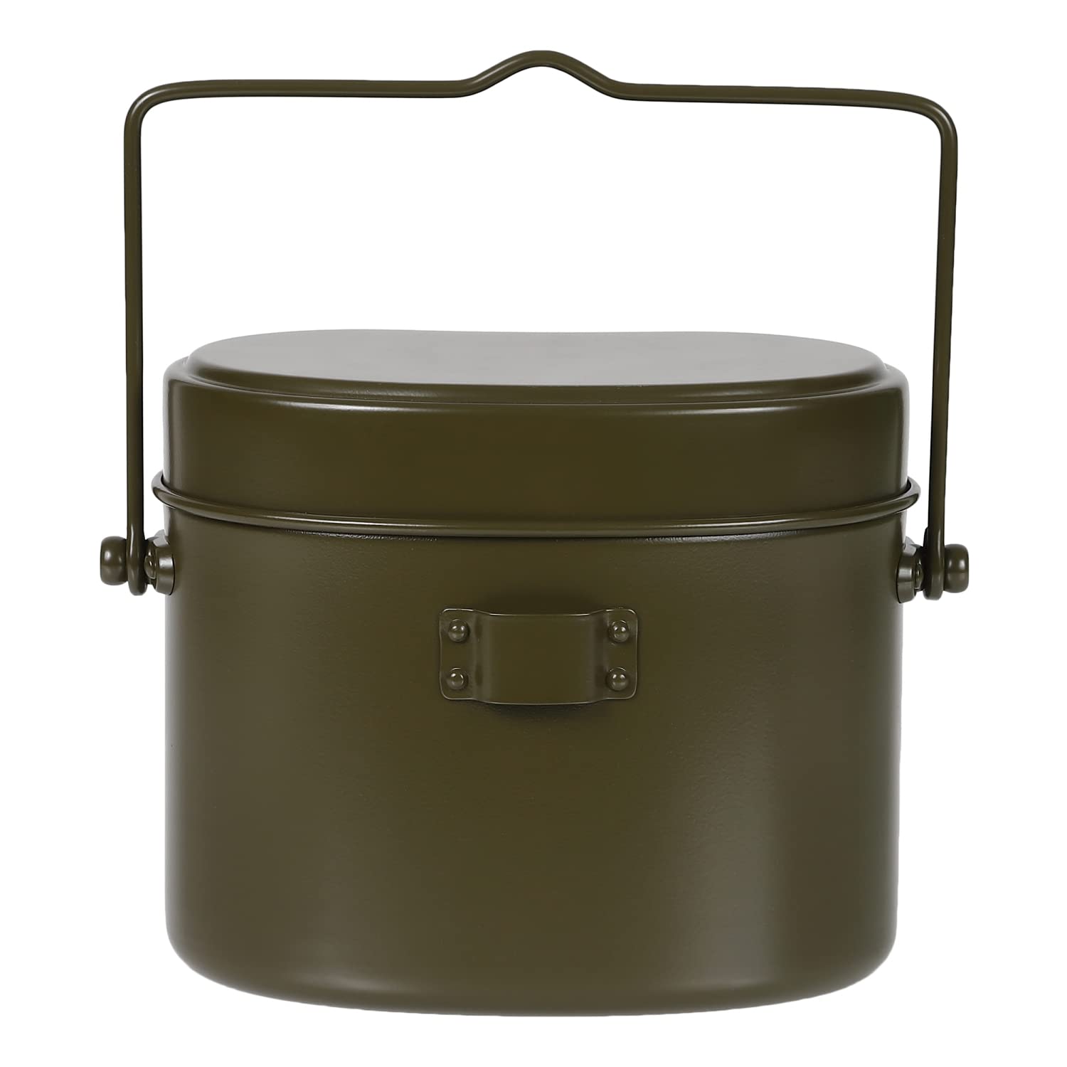 

Ooi Metal Military Style Rice Cooker, 4-Cup Capacity, Olive Green [Outdoor Emergency Use, Made in Japan]