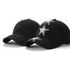 New Trendy Brand Baseball Cap Niche Heavy Industry Star Three-dimensional Embroidery Dark Personality Versatile Female Cap