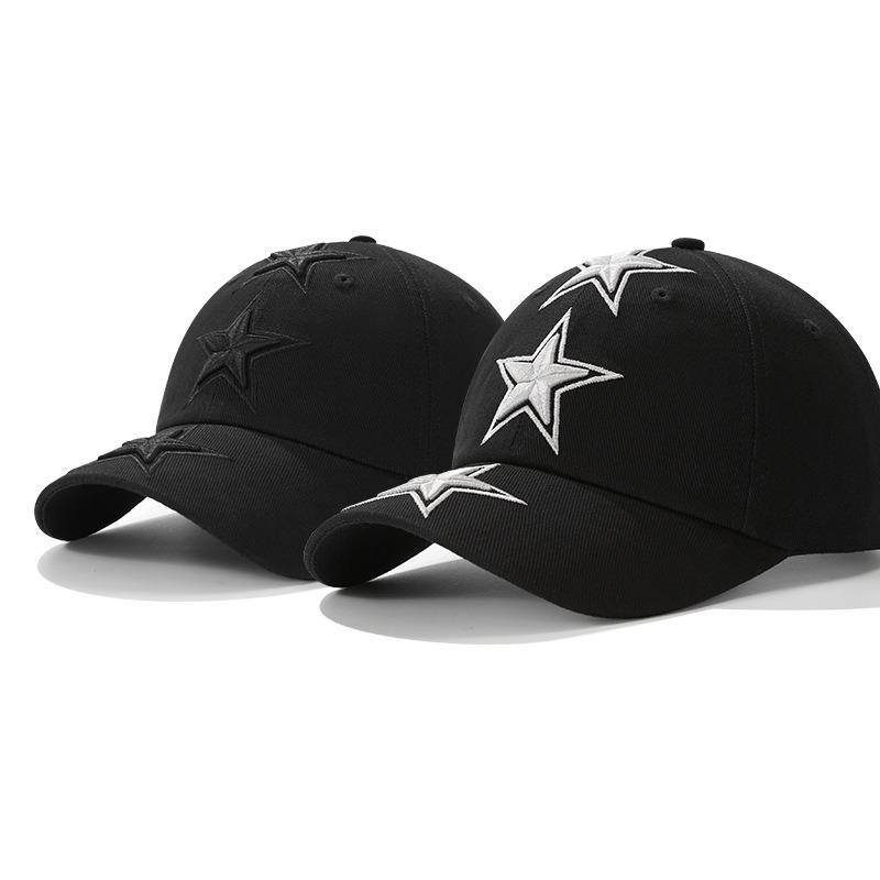 New trendy brand baseball cap niche heavy industry star three-dimensional embroidery dark personality versatile female cap