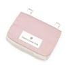 COLORFUL CANDY STYLE [Small Type] Portable Pocket/Attached Pocket, Solid Color, Dull Pink, Clip Attached Pocket, Pocket Pouch, Elementary School Girl,