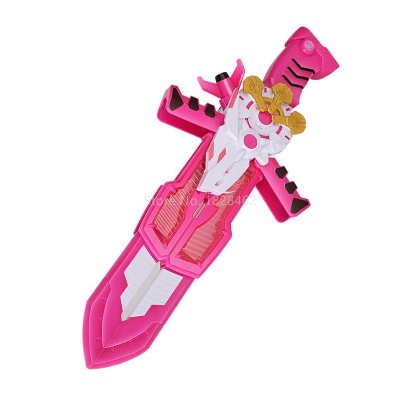 Trzy tryby Mini Force Transformujący Miecz Zabawki z Dźwiękiem i Światłem Figurki Akcji MiniForce X Broń Deformacyjna Zabawka Pistolet