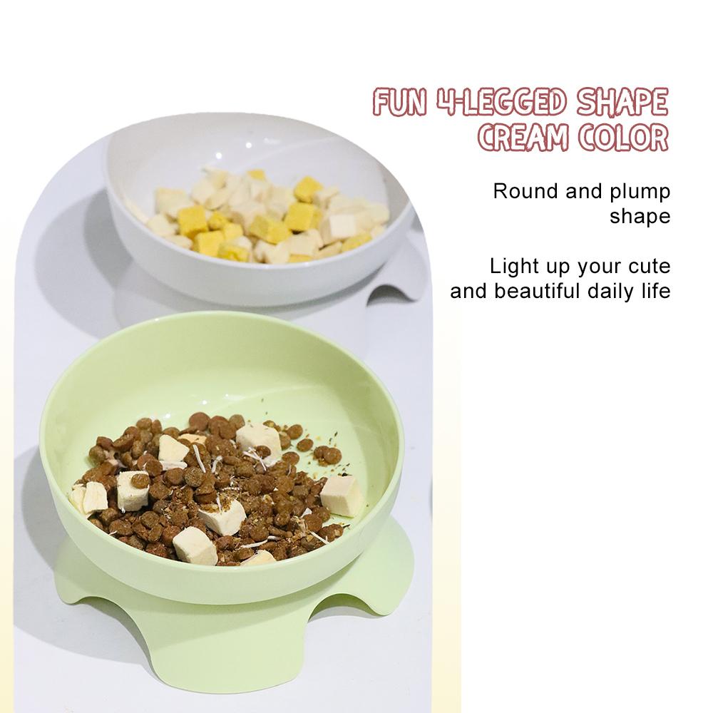 Erhöhte Katzennäpfe, keine Verschüttungen, geneigte, erhöhte Futter- und Wassernäpfe für Katzen und kleine Hunde