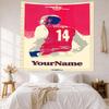Arsenal Custom Your Name Wall Decor Tapestry Art For Pet Memorial Birthdaywedding Party Backdrop Family Gift