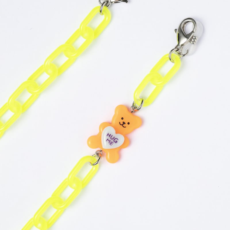 

MYBOO MY TeddyBear Mask + Eyeglasses Chain - neon neon