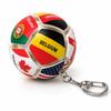 Keychain Pendant Mini Football Shape Team Logo Keychain Portable Decompression