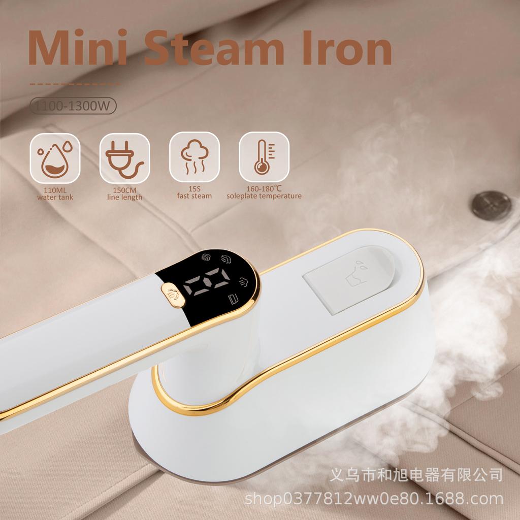 Portable Garment Steamer, Mini Steam Iron, Handheld Clothes Steamer, Fast Heat Up, Travel Steam Iron