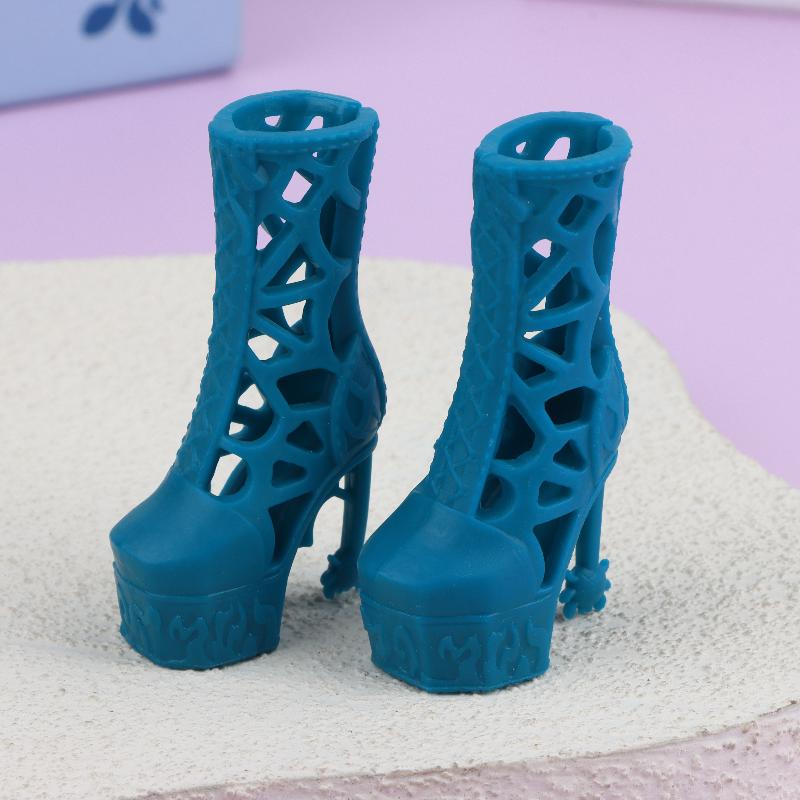 1Pair Mini Doll High Heels Boots Sandals Fashion 1/6 Dolls Dress Up Accessories For Female Dolls Decorations Pretend Play Toys