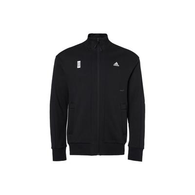 Wj Kn Serie Sportliches Logo Passform Trainingsjacke Herren Oberbekleidung Schwarz H39334