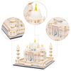 LULUFUN Mikroblock Bauen 3D Erwachsenen Innenraum Zeit Beliebtes Hobby Spielzeug, Puzzle, Schloss, Geschenk, Montage, Killer, (Taj Mahal)