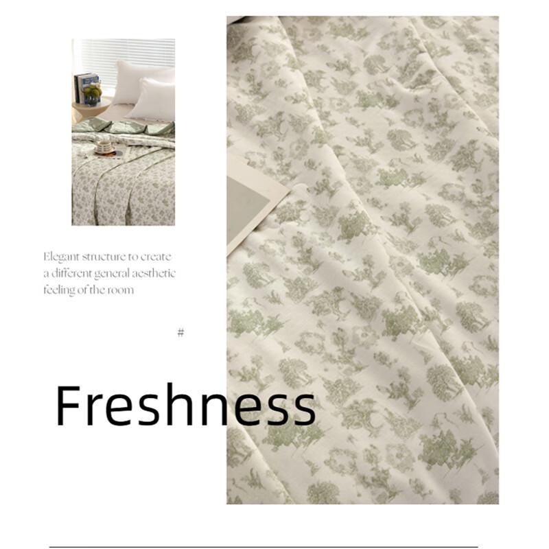 Breathable 100% Cotton Double Gauze Summer Quilt