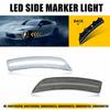 2X Front Side LED Marker White for Light Toyota ZN8 GR86  23 2024 Clear EXV