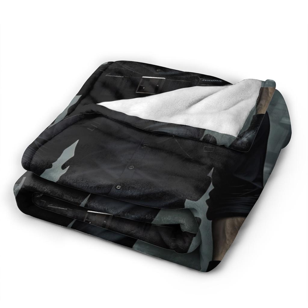 Leon Kennedy Throw Blanket Super Soft Funny Blanket For Couch Chair Travel Flannel Bedspread Bed Cover