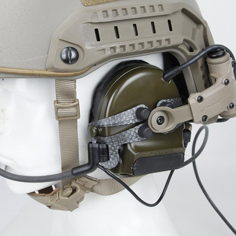 BEPAN Imported Tegris Material Tactical Strategy AXL Earphone Adapter Kit Comtac2/3 Earphones
