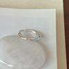 Brushed Plain Ring, Female Niche Light Luxury, High Sense, Irregular Index Finger Ring, Can't Lose Color, Ring Tide