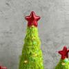 Christmas Christmas Desktop Ornaments Christmas Gifts Colorful Dot Design Cute Plush Christmas Tree Exquisite 3PCS/Set