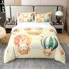 Set Piumone Set Biancheria da Letto Set Copripiumone 3 Pezzi Palloncino ad Aria