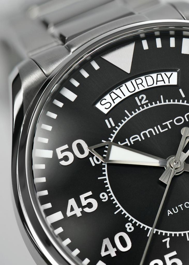 HAMILTON Official Khaki Pilot Mechanical [Hamilton] Watch, Warranty, Day-Date Auto, Automatic, H64615135, Men's [Official Import]
