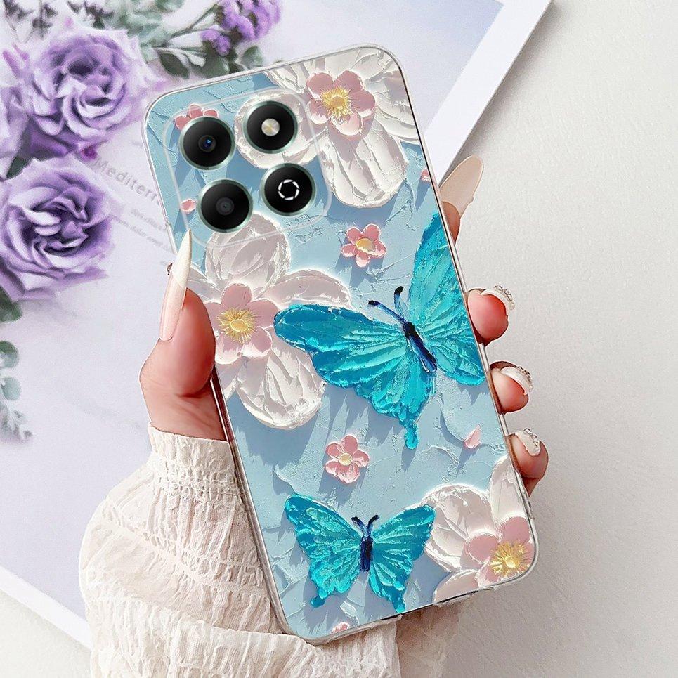 Für Huawei Honor X6 X6s 4G 5G X6a Plus Handyhülle Drache Löwe Tiger Cool Mode Malerei Rückseite Weiches Schwarzes Silikon Hülle
