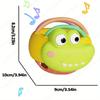 Interactive Crocodile Hand Chime Toy for Infants & Youngsters - Soothing & Stimulating Sensory Play, Durable ABS Material