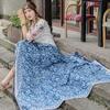 140*140cm Elegant Paisley Floral Pashmina Shawl and Wrap,Boho Rave Scarf for Festival, warm winter scarf traditional ornate fashion accessory