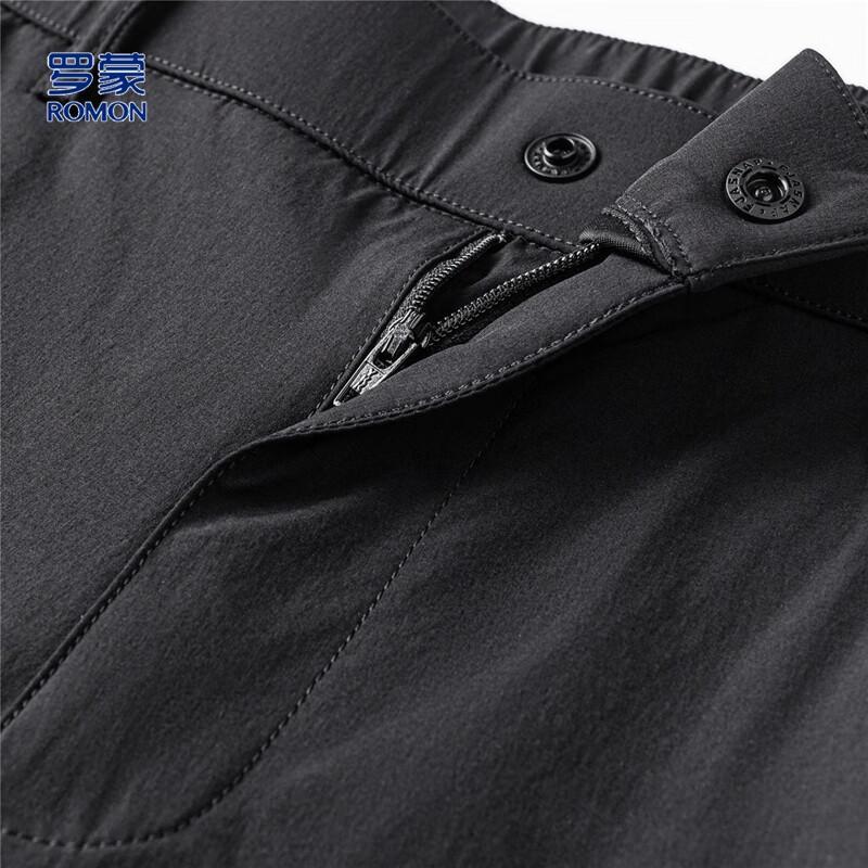 ROMON Men's Sun Protection Cooling Non-Iron Casual Long Pants