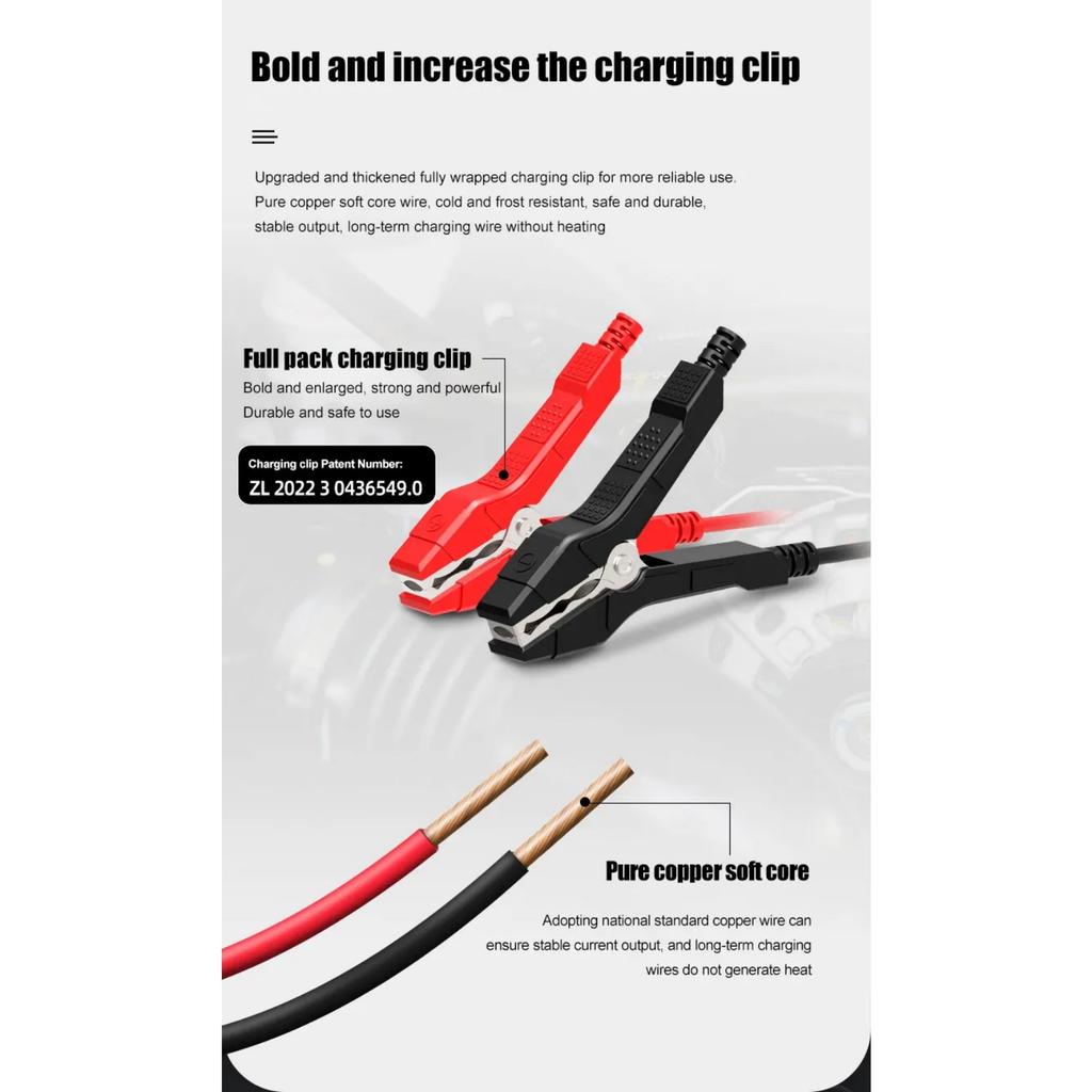 7-Segment 10A/5A/6A Car Motorcycle Charger 12V/24V Smart Charger Lithium AGM GEL Lead-Acid LiFePO4 Battery Charger for Car