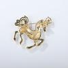 Fashion Zodiac Animal Enamel Horse Brooches For Women Clothing Coat Jewelry Accessories Gifts