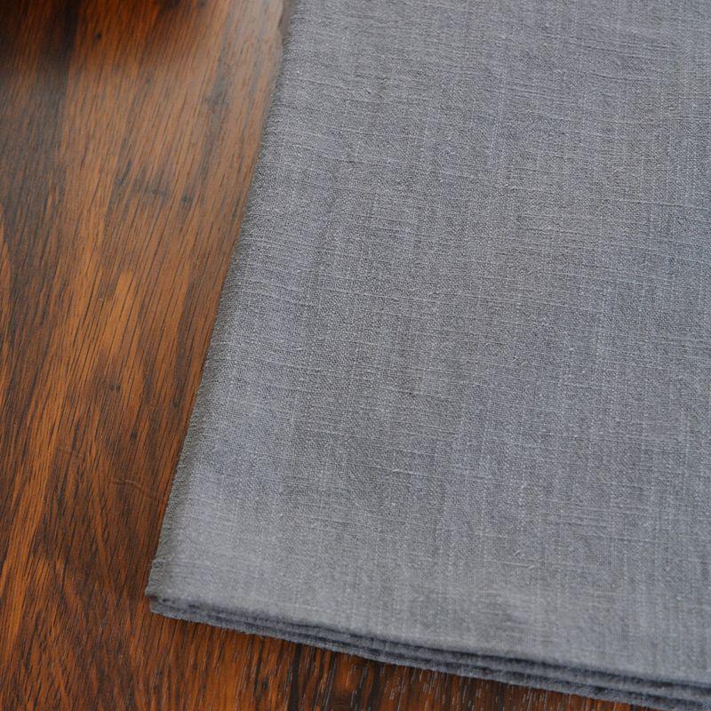 

Japanese Style Cotton Linen Placemat Fabric Tableware Oven Mitts Absorbent Tea Water Cushion Pure Color Simple Home Table Cloth Linen Teacup Mat Medium Gray Custom size contact customer service