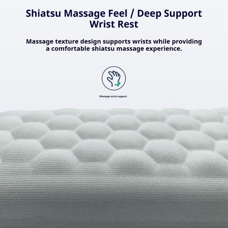 Gray Massage Texture Mouse Pad Keyboards Hand Rest Keyboards Wrist Rest Pad Wrist Support Computer for Rest