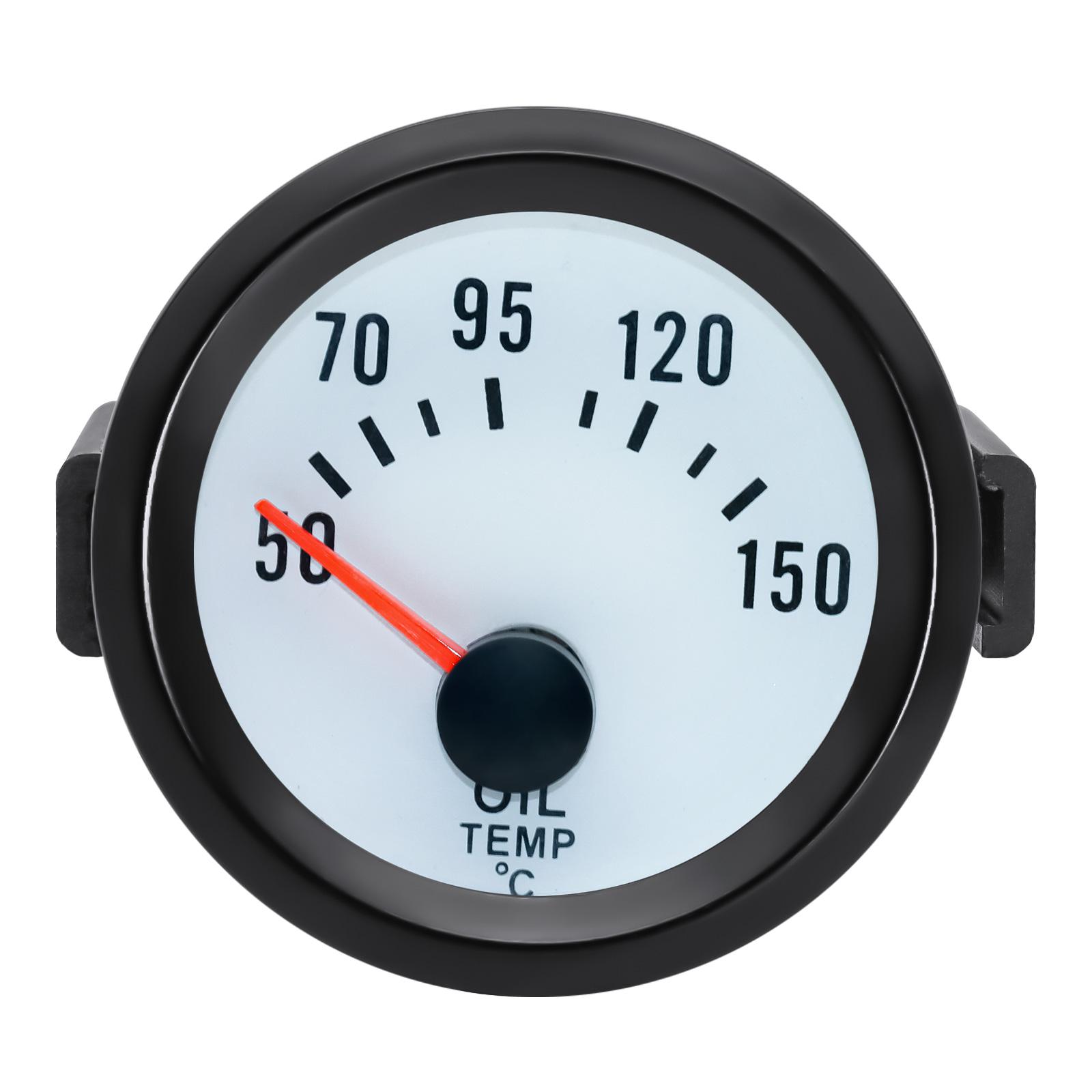 

52 мм датчик температуры масла с синей подсветкой 50 ~ 150 градусов по Цельсию авто указатель часы измеритель температуры масла для 12 В держатель гоночного автомобиля Only gauge