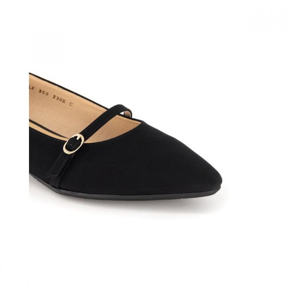 Daks Women S Flat ShoeS 2cm Dlf308 Black