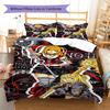 Amane Misa Death Note Pattern Bedding,Quilt Set Quilt Cover Pillowcase Home Birthday Gift (1 * duvet cover + 2 * pillowcase, without core)