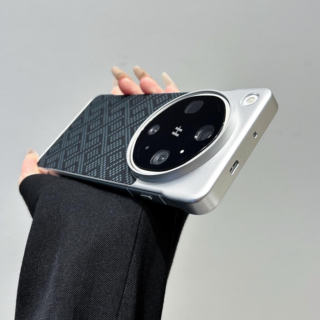 Luxury Kevlar Texture Slim Borderless Metal Plated Bumper Case For OPPO Find X9 X8 Pro Ultra for MagSafe Drop Protection Shell