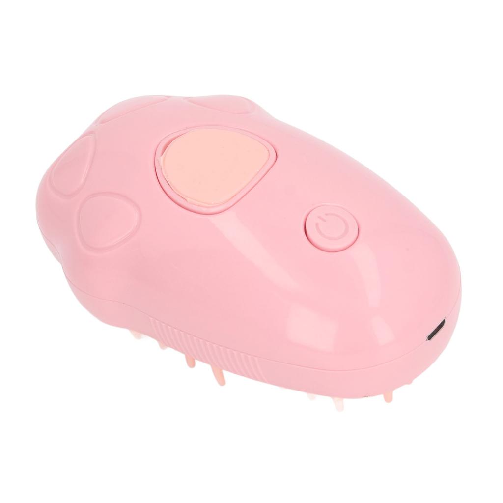 Pet Steam Brush Wet Dry Use Grooming Loose Hair Removal Electric Pet Bath Massage Brush for Cat Dog