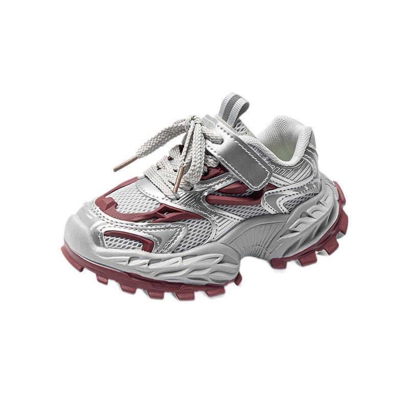 Children's Dad shoes2026New Spring and Autumn Breathable Mesh Athletic Shoes for Boys, with Soft Soles and Non-slip Features; Trendy Casual Shoes for