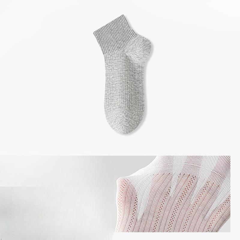 Șosete Dama Vară Tip Subțire Nou Antibacterian Deodorant Plasă Respirabilă Tub Scurt Bumbac